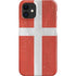 Denmark Flag Distressed iPhone 12 Mini Lite Case